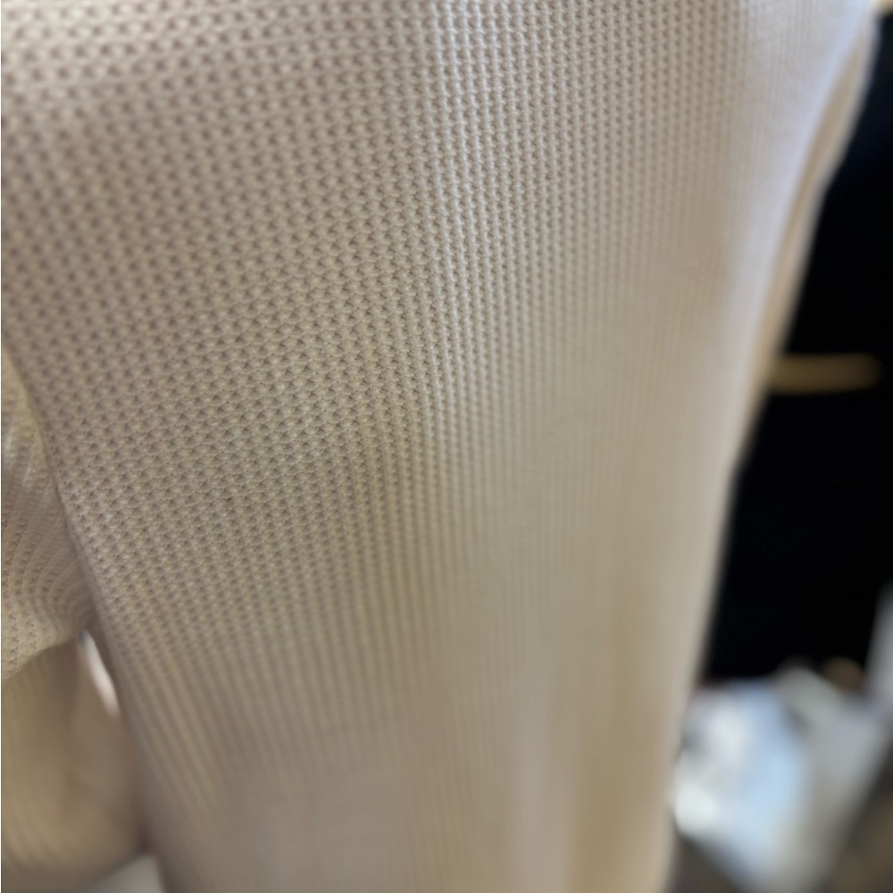 Roolee Elegant Cream Long Sleeve Dress - Picture 5 of 8